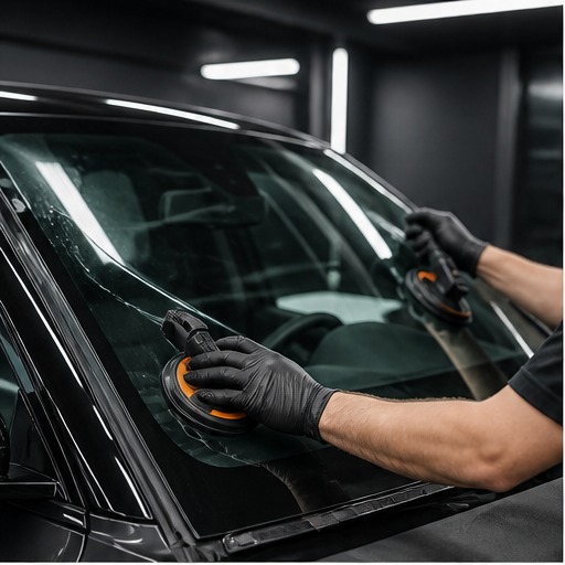 Auto stiklu darbs